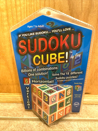 Sudoku cube game ages 7 - ,